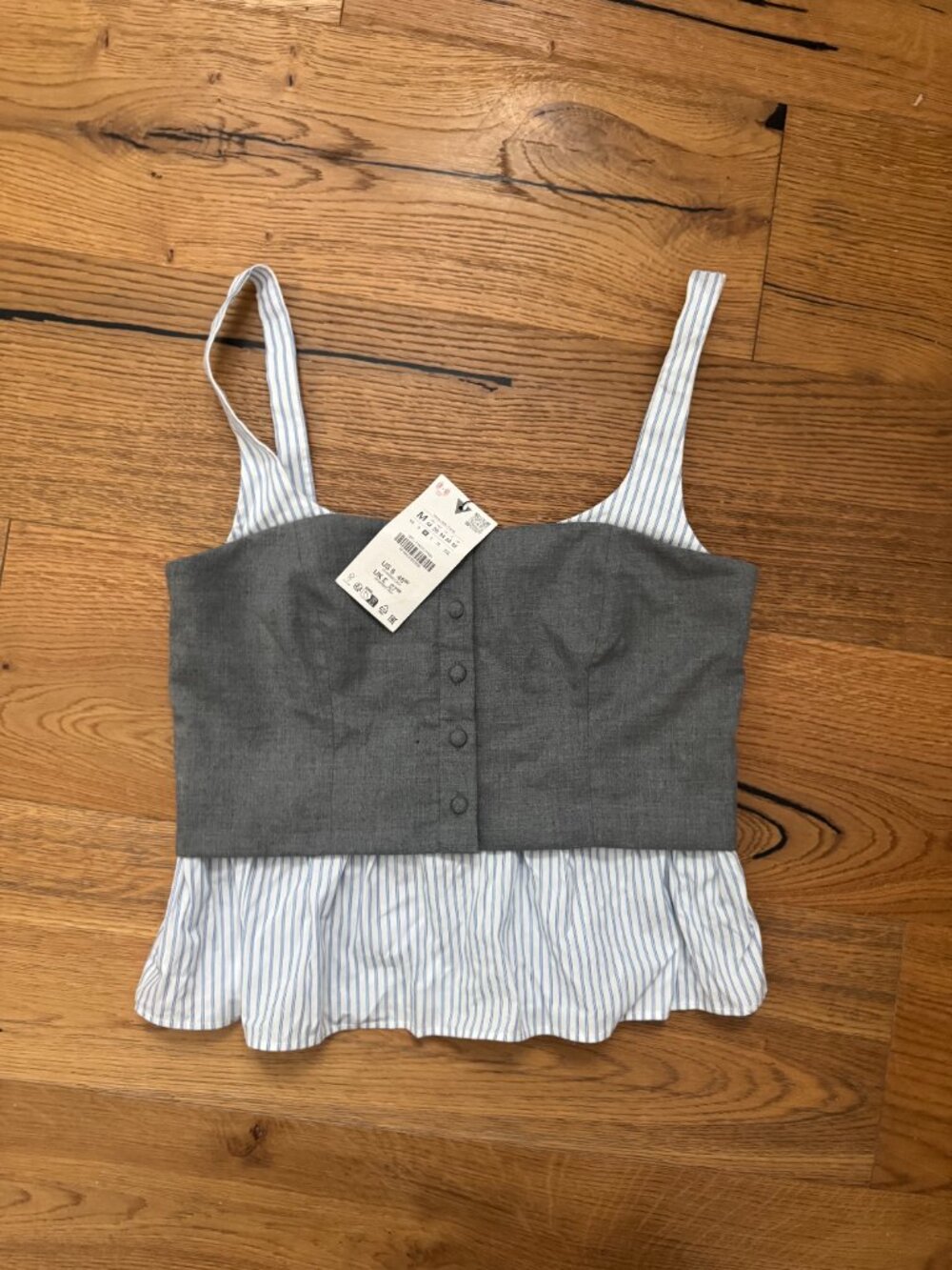 NWT Zara Top & Mini Skirt Set